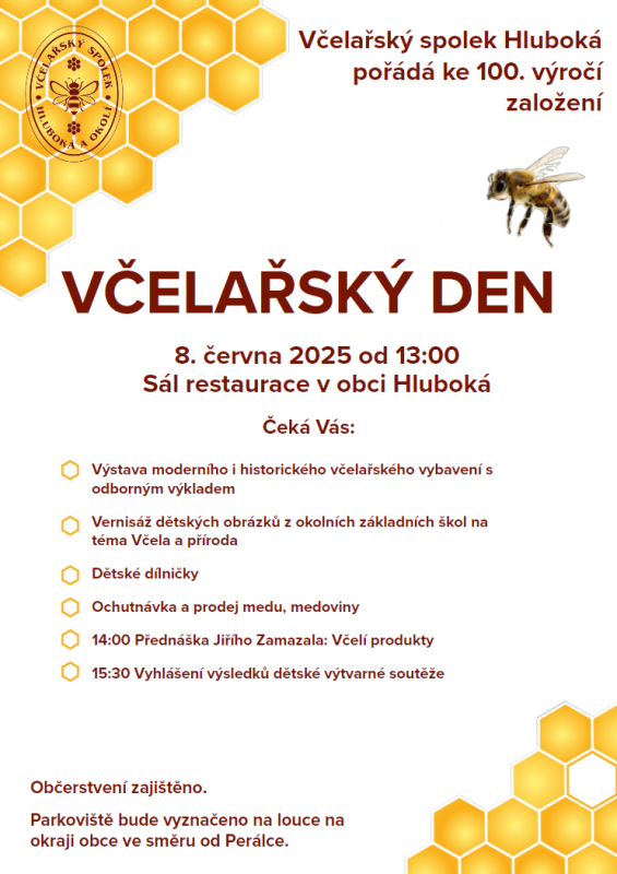 Včelařský den v Hluboké 2025